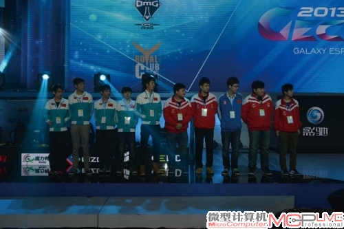 OMG、皇族、WE、iG四支著名战队分别亮相。2013年影驰首次赞助游戏战队（OMG），显示了扎根电竞领域的决心。